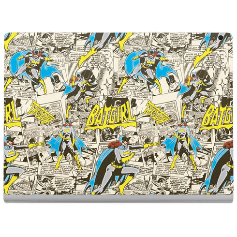 DC Comics Batman Batgirl Vintage Action pose pattern Surface Book 2 13.5in Skin